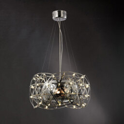 Luminosa Lighting Luminosa Atria Pendant 3 Light E27 Leds And Remote Control Stainless Steel - thumbnail 2