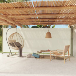 Berkfield Patio Retractable Side Awning 200X600 Cm Cream - thumbnail 1
