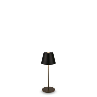 Briloner Nano Led Table Lamp Black Rechargeable Deco Light Dimmable Cordless Touch 1,5W, 130Lm - image 1