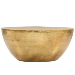 Walplus Coffee Table Hammered Aluminium 70X30 Cm Brass - thumbnail 4