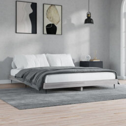 Berkfield Bed Frame Grey Sonoma 180X200 Cm 6Ft Super King Engineered Wood - thumbnail 1