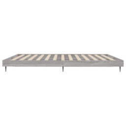 Berkfield Bed Frame Grey Sonoma 180X200 Cm 6Ft Super King Engineered Wood - thumbnail 7