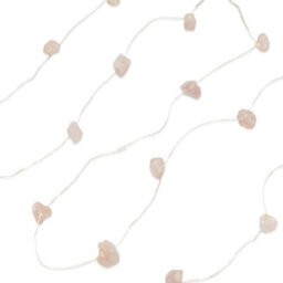 Valuelights Battery Operated Natural Crystal Wellness String Lights - Rose Quartz - thumbnail 5