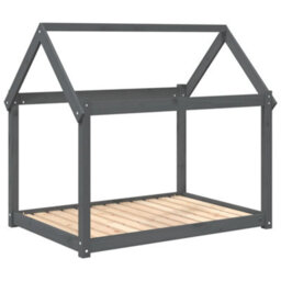 Walplus Dog Bed Grey 111X80X100 Cm Solid Wood Pine - thumbnail 2