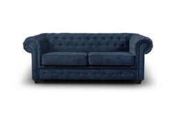Furniture Stop - Regal 2 Seater Sofa Bed In Imperial Navy