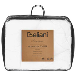Beliani Polyester Mattress Topper Cloudsoft 4 120 X 200 Cm (Eu Small Double) - thumbnail 6