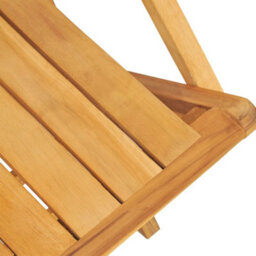 Berkfield 5 Piece Garden Dining Set Solid Wood Teak - thumbnail 5