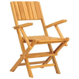 Berkfield 5 Piece Garden Dining Set Solid Wood Teak - thumbnail 4