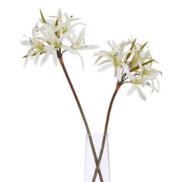 Hill Interiors The Natural Garden Collection Nerine Lily Artificial Flower White (One Size) - thumbnail 3