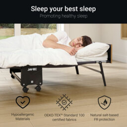 Jay-Be Rm80 Rollaway Folding Bed With Memory Mattress, Single - thumbnail 8