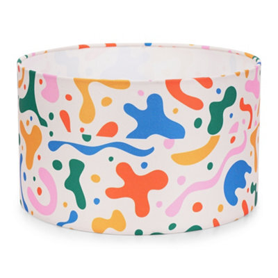 Valuelights Kids Bright Abstract Easy Fit Ceiling Light Shade And Bulb (D)25Cm - image 1