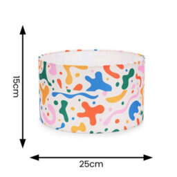 Valuelights Kids Bright Abstract Easy Fit Ceiling Light Shade And Bulb (D)25Cm - thumbnail 4