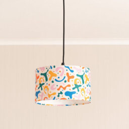 Valuelights Kids Bright Abstract Easy Fit Ceiling Light Shade And Bulb (D)25Cm - thumbnail 2