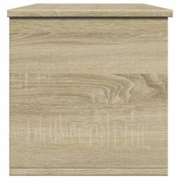 Berkfield Storage Box Sonoma Oak 102X35X35 Cm Engineered Wood - thumbnail 5