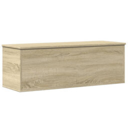 Berkfield Storage Box Sonoma Oak 102X35X35 Cm Engineered Wood - thumbnail 2