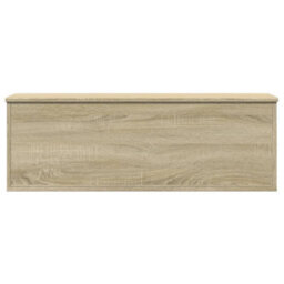 Berkfield Storage Box Sonoma Oak 102X35X35 Cm Engineered Wood - thumbnail 4