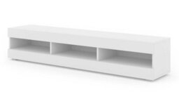 Arte Modern Mantra Tv Cabinet In White W1600mm X H320mm X D350mm - thumbnail 2