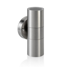 Auraglow Up & Down Outdoor Wall Light - Winchester- Stainless Steel - Fitting Only - thumbnail 1