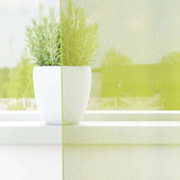 Berkfield Voile Curtains With Tab Top 2 Pcs Apple Green - thumbnail 3