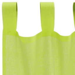 Berkfield Voile Curtains With Tab Top 2 Pcs Apple Green - thumbnail 5