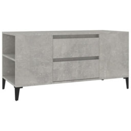 Berkfield Modern Tv Cabinet Concrete Grey 102X44.5X50 Cm Engineered Wood - thumbnail 1