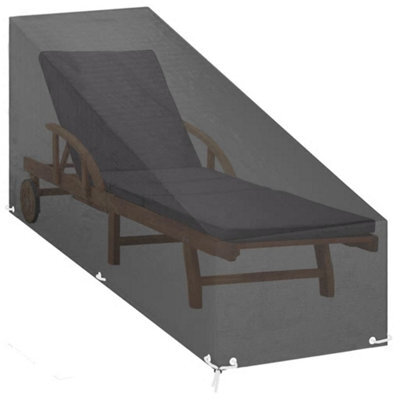Sun Lounger Cover With 12 Eyelets, Polyethylene, 200X65X35 60 Cm - image 1