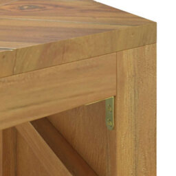 Berkfield Coffee Table 110X35X38 Cm Solid Wood Teak - thumbnail 8