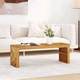Berkfield Coffee Table 110X35X38 Cm Solid Wood Teak - thumbnail 4