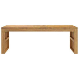 Berkfield Coffee Table 110X35X38 Cm Solid Wood Teak - thumbnail 5