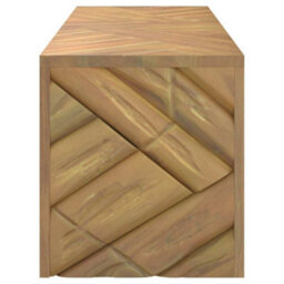Berkfield Coffee Table 110X35X38 Cm Solid Wood Teak - thumbnail 6
