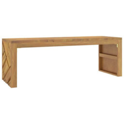 Berkfield Coffee Table 110X35X38 Cm Solid Wood Teak - thumbnail 2