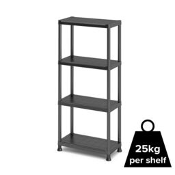 Form Links 4 Shelf Plastic Shelving Unit (H)1350mm (W)600mm (D)300mm - thumbnail 6