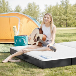 Onemill 6 Inch Foldable Floor Mattress, 4-Fold Easy Storage With Washable Cover, Pressure Relief For Camping, Travel & Guests - thumbnail 6
