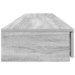 Berkfield Modern Bed Drawers In Grey Sonoma - 180X36.5X16.5 Cm - Made Of Engineered Wood - thumbnail 7