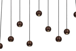 Lucide Montana Led Bar Ceiling Pendant Light With Remote Control Coffee - thumbnail 4