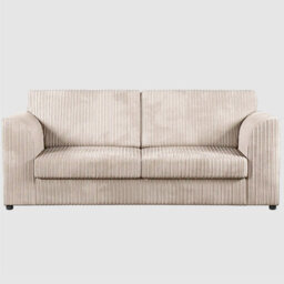 Jumbo Cord Cream 3+2 Sofa Set (Full Back) - thumbnail 2