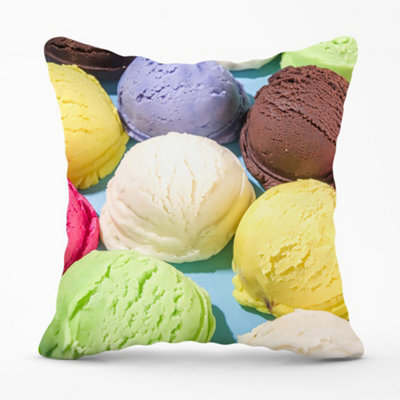 Warren Reed Designer Ice Cream Scoops Cushions 45Cm X 45Cm - image 1