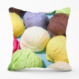 Warren Reed Designer Ice Cream Scoops Cushions 45Cm X 45Cm - thumbnail 1
