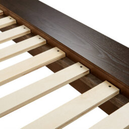 Beliani Bed Zen 160 X 200 Cm (Eu King Size) Dark Ash Wood - thumbnail 9