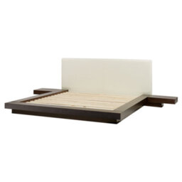 Beliani Bed Zen 160 X 200 Cm (Eu King Size) Dark Ash Wood - thumbnail 7