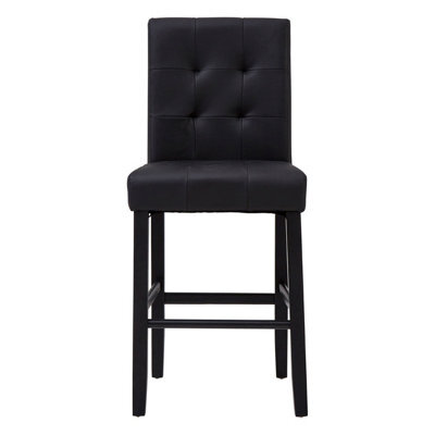 Orsina Park Bar Chair, High Backrest Breakfast Bar Chair, Footrest Living Bar Chair For Kitchen & Home Bar - image 1