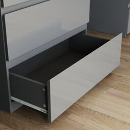 Lassic Vida Designs Glinton 4 Drawer Chest (100% Fsc), Grey - thumbnail 7