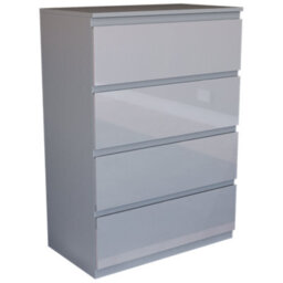 Lassic Vida Designs Glinton 4 Drawer Chest (100% Fsc), Grey - thumbnail 8