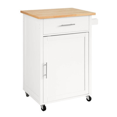 Sobuy Fkw102-Nw, Kitchen Trolley Cart Kitchen Storage Trolley Kitchen Cabinet Cupboard,w65Xd45.7Xh90 - image 1