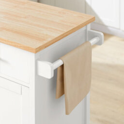 Sobuy Fkw102-Nw, Kitchen Trolley Cart Kitchen Storage Trolley Kitchen Cabinet Cupboard,w65Xd45.7Xh90 - thumbnail 7