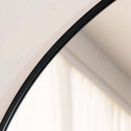 Jōbū Jobu Home - Akiko - Full Length Black Metal Arched Mirror - 200Cm X 120Cm - thumbnail 4