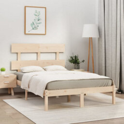 Berkfield Bed Frame Solid Wood 160X200 Cm - thumbnail 1