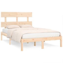 Berkfield Bed Frame Solid Wood 160X200 Cm - thumbnail 2