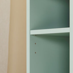 Sobuy Fbt111-Gr, Slim Bedside Table Bedside Cabinet Narrow Side Table Nightstand With Drawer And 2 Shelves For Bedroom, Green - thumbnail 8