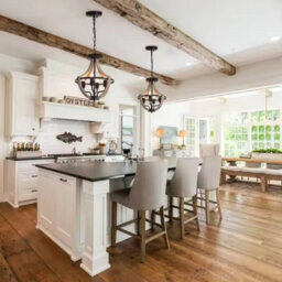 Rustic Farmhouse Pendant Light Retro Wood Ceiling Chandelier Indoor Outdoor Kitchen Dining Room Antique Style Aex - thumbnail 2